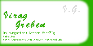 virag greben business card